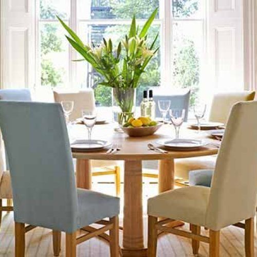 Round Oak Dining Tables And Chairs (Photo 4 of 20)