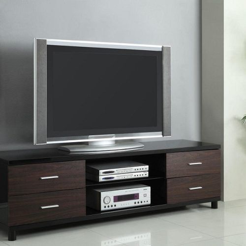 Modern Black Tabletop Tv Stands (Photo 6 of 20)