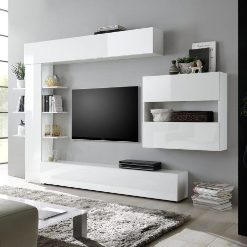 High Glass Modern Entertainment Tv Stands For Living Room Bedroom (Photo 3 of 20)