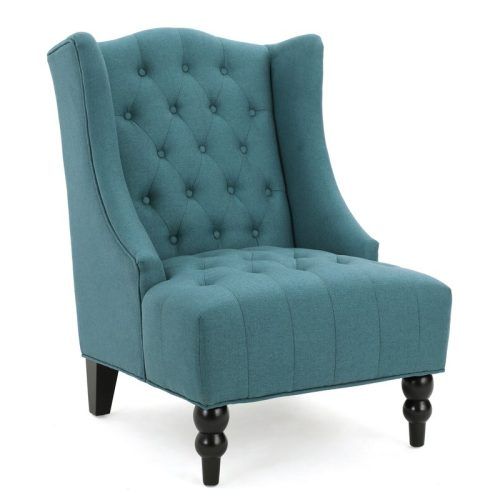 Allis Tufted Polyester Blend Wingback Chairs (Photo 9 of 20)