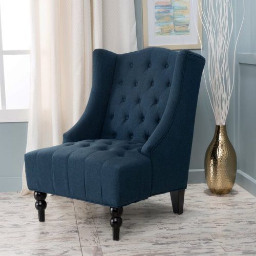 Allis Tufted Polyester Blend Wingback Chairs (Photo 18 of 20)