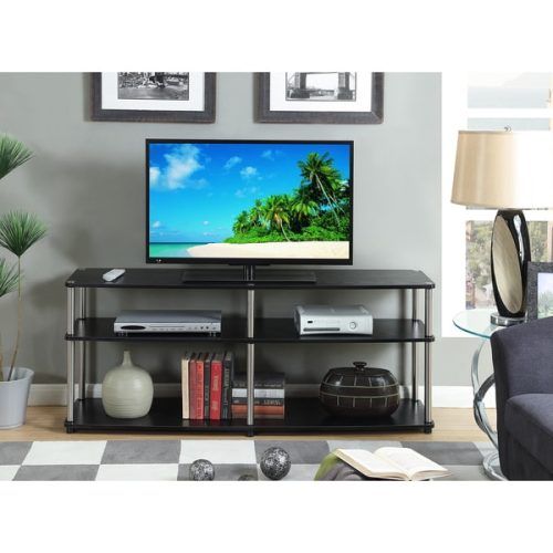 Tier Entertainment Tv Stands In Black (Photo 3 of 20)