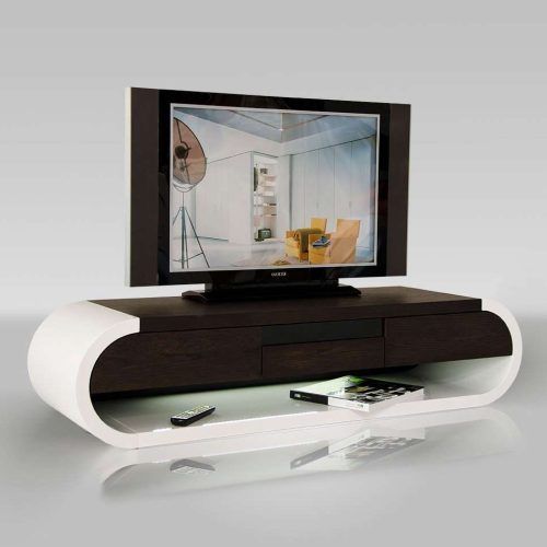 White Oval Tv Stands (Photo 5 of 15)