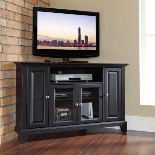 Black Tv Cabinets With Doors (Photo 9 of 20)