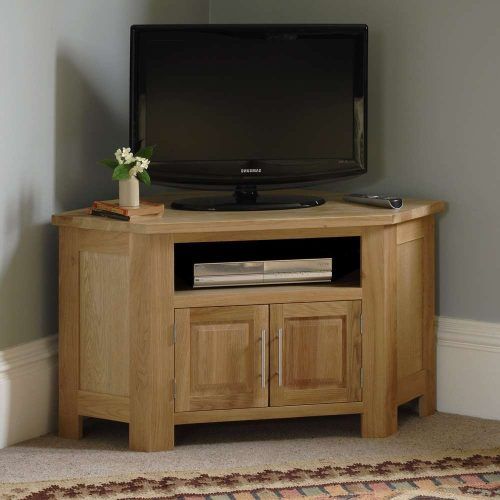 Corner Wooden Tv Cabinets (Photo 16 of 20)