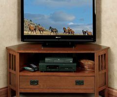15 The Best Oak Corner Tv Stands for Flat Screens