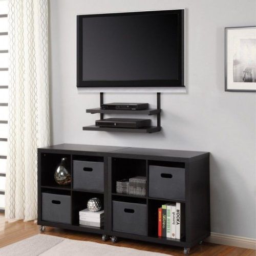 Floating Tv Shelf Wall Mounted Storage Shelf Modern Tv Stands (Photo 17 of 20)