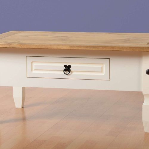 Cream Coffee Tables With Drawers (Photo 4 of 20)