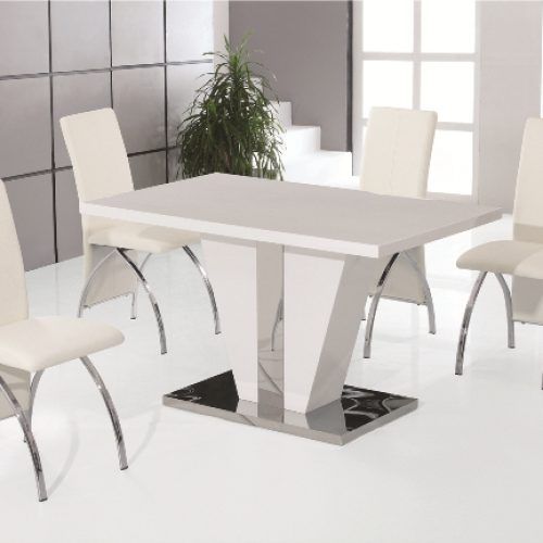White Gloss Dining Furniture (Photo 4 of 20)