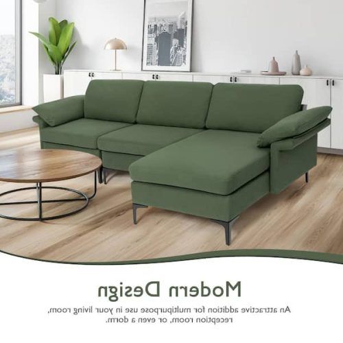 3 Seat L-Shape Sofa Couches With 2 Usb Ports (Photo 2 of 20)