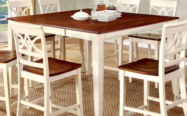 2024 Popular White Counter Height Dining Tables