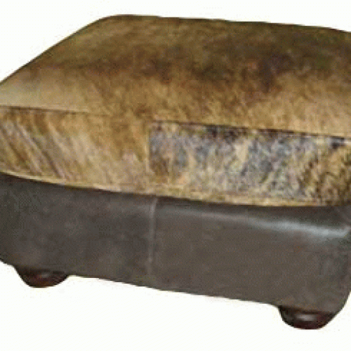 Camber Caramel Leather Ottomans (Photo 7 of 20)