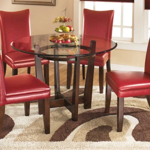 Craftsman 5 Piece Round Dining Sets With Side Chairs (Photo 6 of 20)