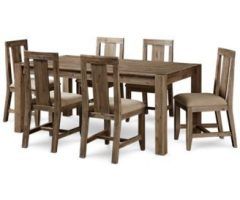 20 Best Craftsman 7 Piece Rectangle Extension Dining Sets with Arm & Side Chairs