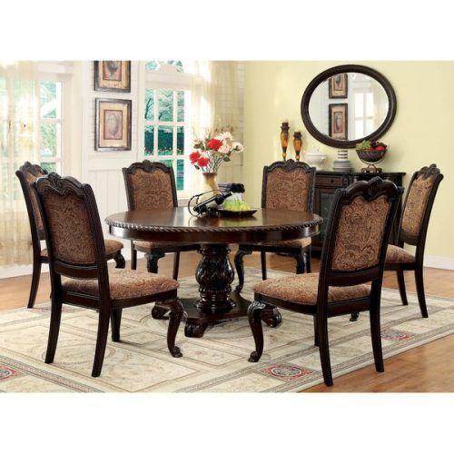 Craftsman 7 Piece Rectangle Extension Dining Sets With Uph Side Chairs (Photo 8 of 20)