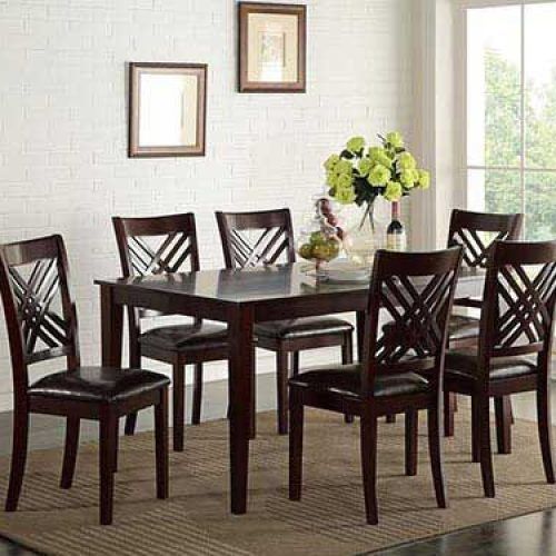 Craftsman 9 Piece Extension Dining Sets With Uph Side Chairs (Photo 12 of 20)