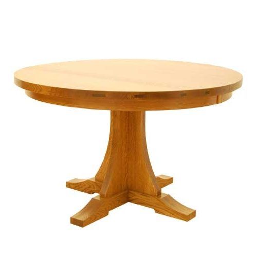 Craftsman Round Dining Tables (Photo 3 of 20)