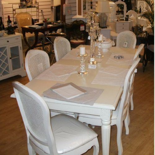 Cream Dining Tables And Chairs (Photo 10 of 20)
