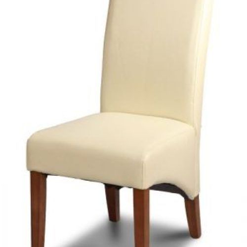 Cream Leather Dining Chairs (Photo 5 of 20)