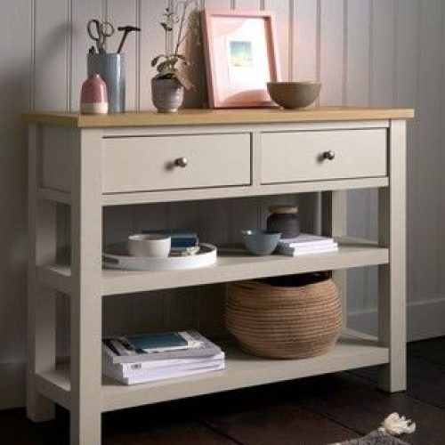 Open Storage Console Tables (Photo 14 of 20)