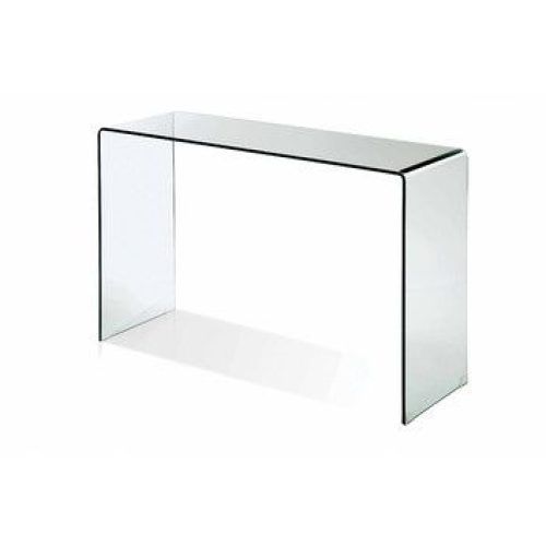 Geometric Glass Modern Console Tables (Photo 15 of 20)