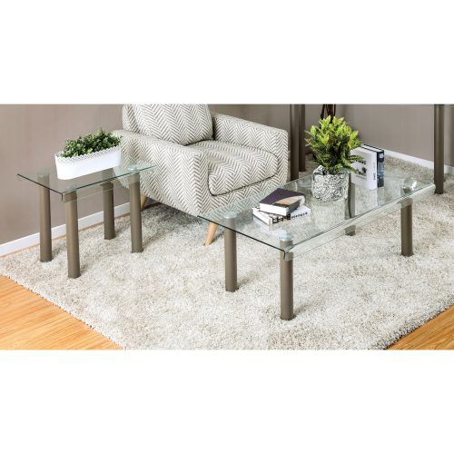 Mishie Contemporary Champagne 2-Piece Accent Tables Set By Foa (Photo 9 of 20)