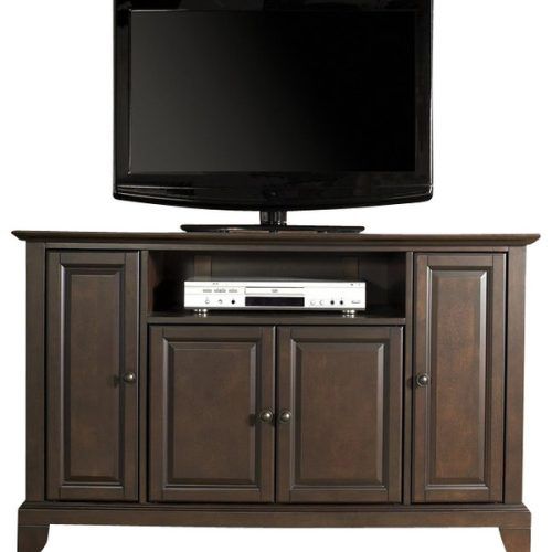 Corner Tv Stands For Tvs Up To 48" Mahogany (Photo 17 of 20)