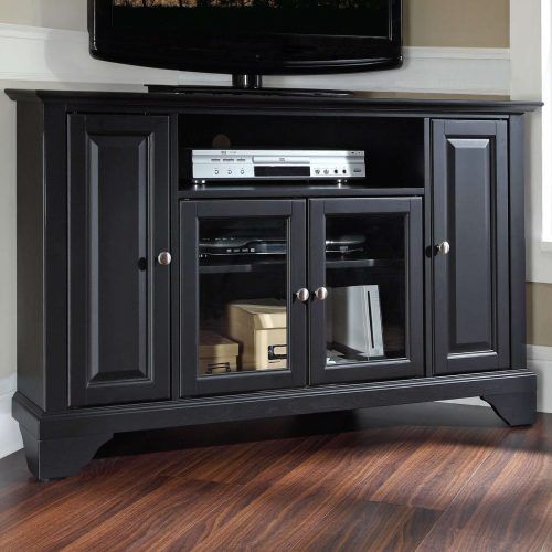 Black Corner Tv Cabinets (Photo 2 of 20)