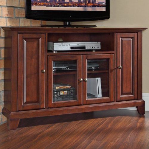 Corner Tv Stands For Tvs Up To 48" Mahogany (Photo 16 of 20)