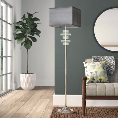 Chrome Crystal Tower Floor Lamps (Photo 3 of 20)