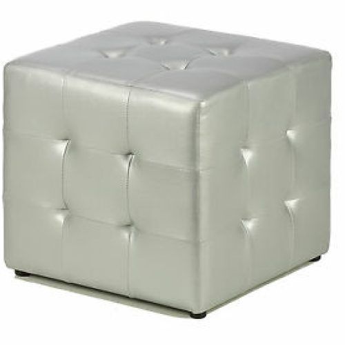 Solid Cuboid Pouf Ottomans (Photo 13 of 20)