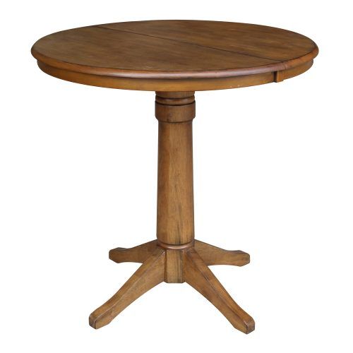 Bar Height Pedestal Dining Tables (Photo 1 of 20)