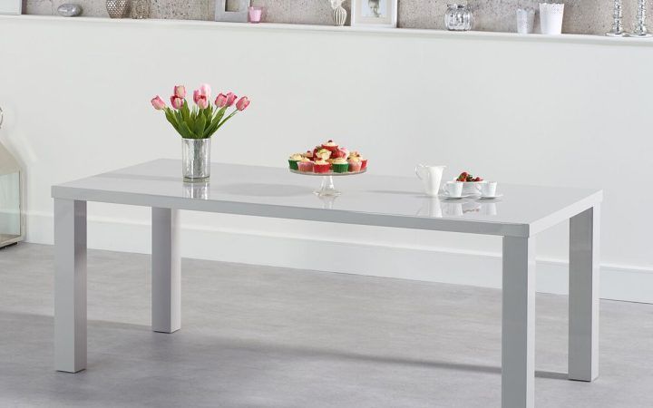 20 The Best Glossy Gray Dining Tables