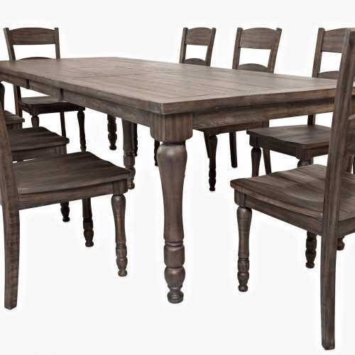 Babbie Butterfly Leaf Pine Solid Wood Trestle Dining Tables (Photo 16 of 20)