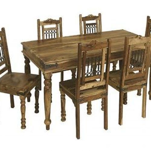 Wooden Dining Tables And 6 Chairs (Photo 2 of 20)