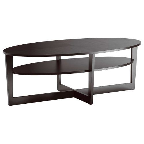 Black Oval Coffee Table (Photo 3 of 20)