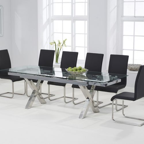Extendable Glass Dining Tables And 6 Chairs (Photo 13 of 20)