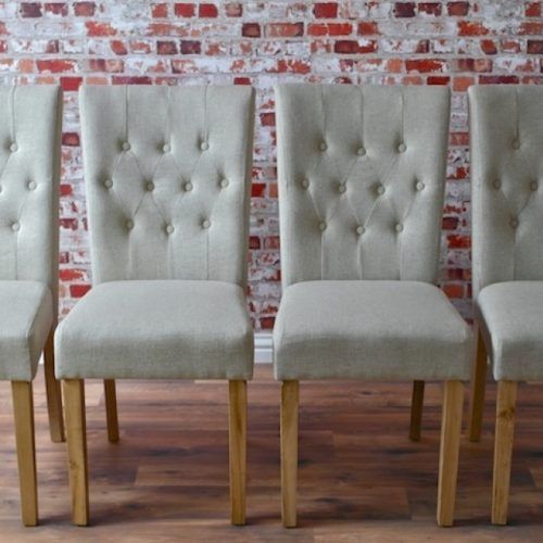 Button Back Dining Chairs (Photo 9 of 20)