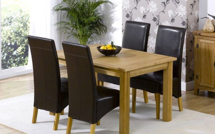 2024 Popular Extendable Oak Dining Tables and Chairs