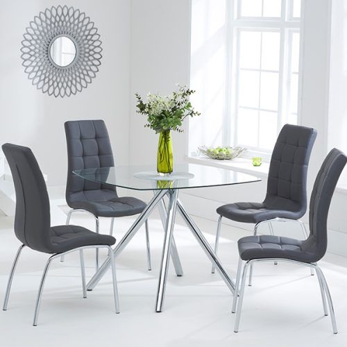 White Glass Dining Tables And Chairs (Photo 10 of 20)