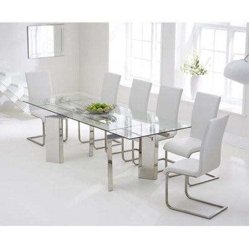 Extendable Glass Dining Tables And 6 Chairs (Photo 4 of 20)