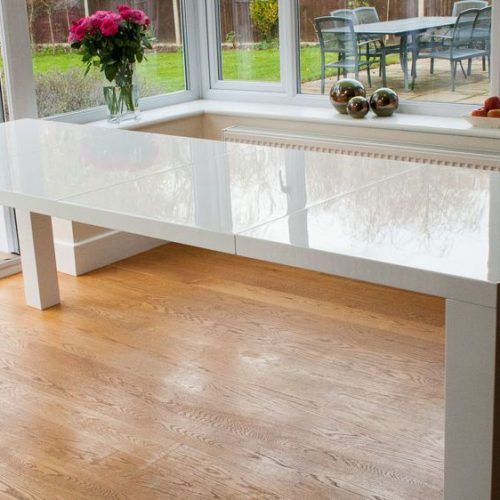 White Gloss Extendable Dining Tables (Photo 8 of 20)
