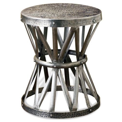 Hammered Antique Brass Modern Cocktail Tables (Photo 12 of 20)