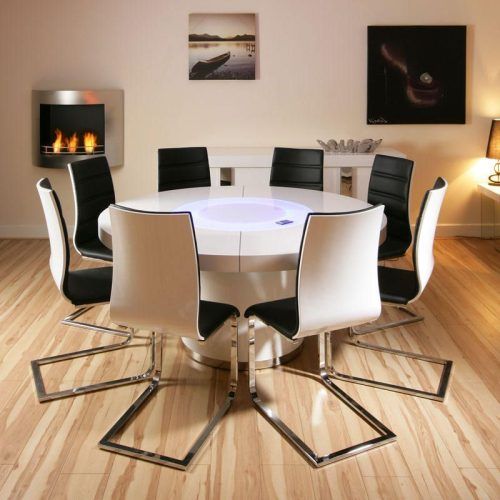 Large White Round Dining Tables (Photo 17 of 20)