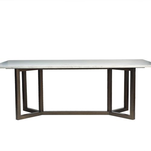 Deonte 38'' Iron Dining Tables (Photo 1 of 20)