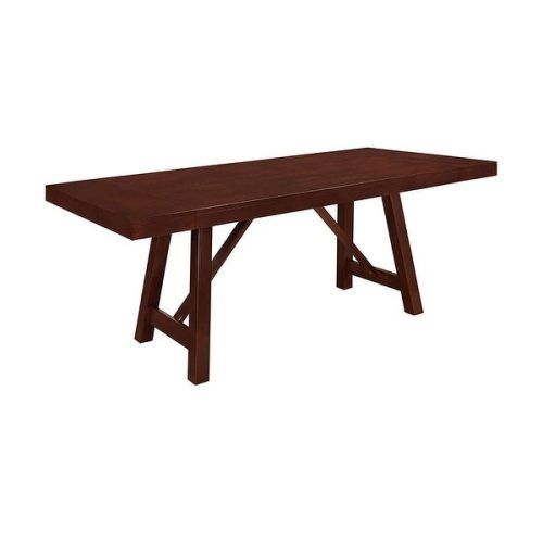 Minerva 36'' Pine Solid Wood Trestle Dining Tables (Photo 15 of 20)