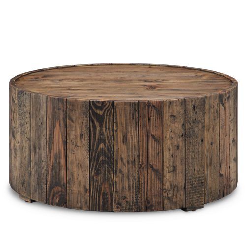 Montgomery Industrial Reclaimed Wood Coffee Tables With Casters (Photo 11 of 20)