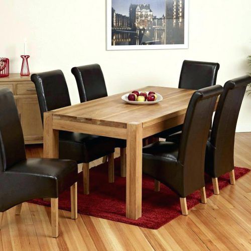 Solid Oak Dining Tables And 8 Chairs (Photo 20 of 20)