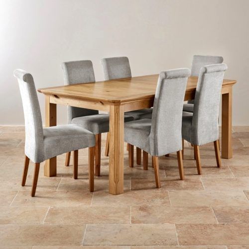 Oak Dining Set 6 Chairs (Photo 3 of 20)