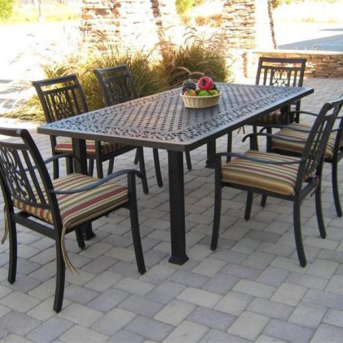 Outdoor Dining Table And Chairs Sets (Photo 6 of 20)
